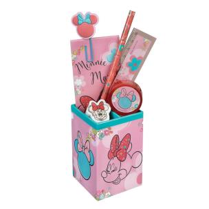 Opakowanie Pojemnik z przyborami szkolnymi Myszka Minnie 7el