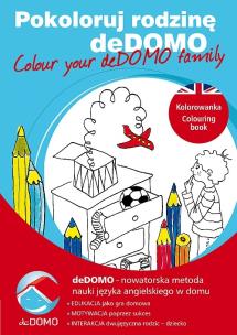 Okładka książki Pokoloruj rodzinę deDOMO. Colour your deDOMO ...
