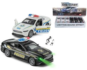 Opakowanie Policja ze światłem i dźwiękiem metalowa