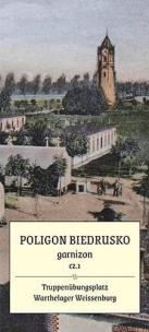 Poligon Biedrusko cz.1 garnizon. Plan 1901-1945. Autor: Tomasz Kanoniczak. Multiszop.pl Okładka książki Poligon Biedrusko cz.1 garnizon. Plan 1901-1945