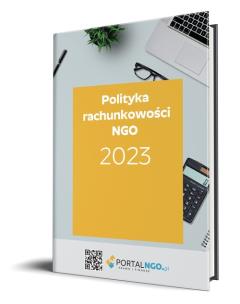 Okładka książki Polityka rachunkowości 2023 z komentarzem do planu kont dla organizacji pozarządowych