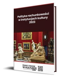 Okładka książki Polityka rachunkowości w instytucjach kultury 2023