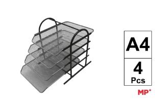 Opakowanie Półka na dokumenty metalowa 4 szuflady