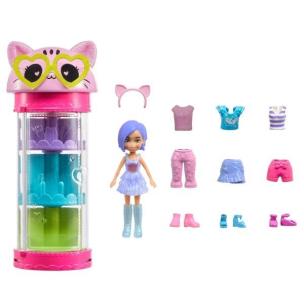 Opakowanie Polly Pocket Karuzelka stylu kotek z lalką Bella