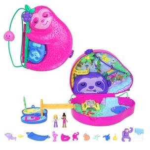 Polly Pocket. Kompaktowa torebka Rodzina leniwców. Wydawca: Mattel. Multiszop.pl Opakowanie Polly Pocket. Kompaktowa torebka Rodzina leniwców