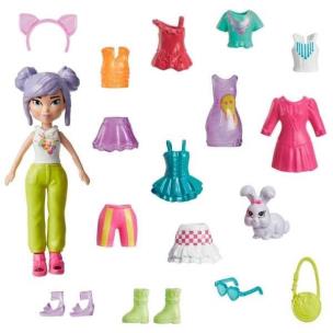 Opakowanie Polly Pocket Lalka + ubranka asortyment HKV94