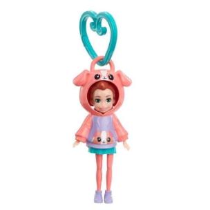 Opakowanie Polly Pocket Lalka zawieszka Lila 7,5cm