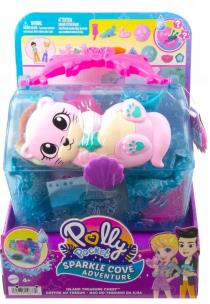Opakowanie Polly Pocket. Wyspa skarbów kuferek KHV47
