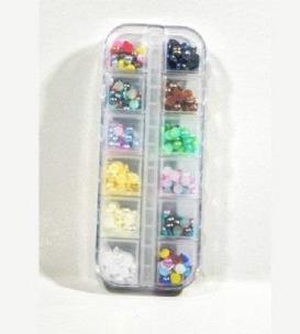 Opakowanie Półperełki opalizujące 5mm 12 kolorów