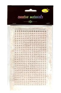 Opakowanie Półperełki samoprzylepne 3mm 527szt jasnoróżowe