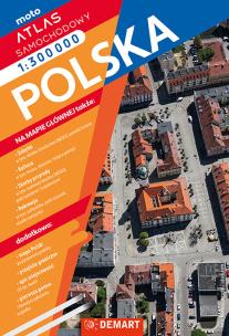Polska. Atlas samochodowy 1:300 000. Autor: Opracowanie zbiorowe. Multiszop.pl Okładka książki Polska. Atlas samochodowy 1:300 000