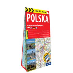 Okładka książki Polska foliowana mapa samochodowa 1:700 000