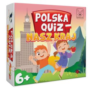 Polska Quiz Nasz Kraj 6+. Wydawca: Kangur. Multiszop.pl Opakowanie Polska Quiz Nasz Kraj 6+