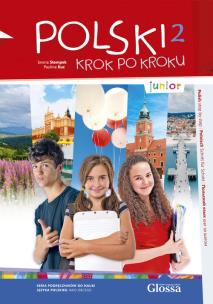 Polski krok po kroku. Junior 2. Autor: Stempek Iwona, Paulina Kuc. Multiszop.pl Okładka książki Polski krok po kroku. Junior 2