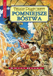 Pomniejsze bóstwa. Świat dysku wyd. 2023. Autor: Terry Pratchett. Multiszop.pl Okładka książki Pomniejsze bóstwa. Świat dysku wyd. 2023