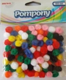 Opakowanie Pompony 10mm 100szt
