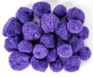 Opakowanie Pompony akrylowe 10 MIX