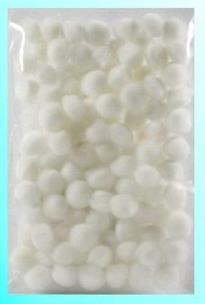 Opakowanie Pompony białe 10mm 100szt