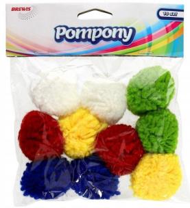 Opakowanie Pompony puszyste 40mm 6szt