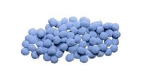 Opakowanie Pompony szare 10mm 100szt