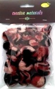 Opakowanie Pompony zwierzęce 25-40mm 21szt