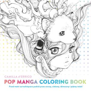 Okładka książki Pop manga coloring book