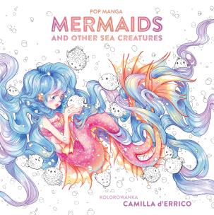 Okładka książki Pop manga. Mermaids and other sea creatures