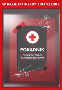 Okładka książki Poradnik pierwszej pomocy dla przedsiębiorców