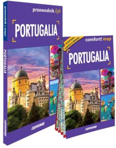 Portugalia light przewodnik + mapa. Autor: Andrasz Janusz. Multiszop.pl Okładka książki Portugalia light przewodnik + mapa