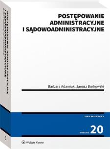 Okładka książki Postępowanie administracyjne i sądowoadministracyjne