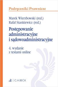 Okładka książki Postępowanie administracyjne i sądowoadministracyjne z testami online