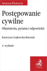 Okładka książki Postępowanie cywilne w.4