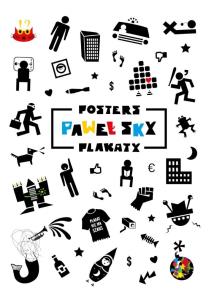 Posters Plakaty. Autor: Paweł Sky. Multiszop.pl Okładka książki Posters Plakaty