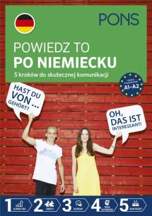 Powiedz to po niemiecku A1-A2 w.2. Autor:   Praca zbiorowa. Multiszop.pl Okładka książki Powiedz to po niemiecku A1-A2 w.2