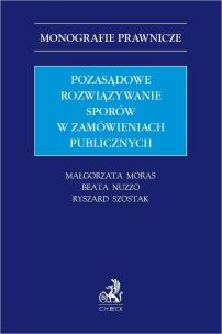 Okładka książki Pozasądowe rozwiązywanie sporów...
