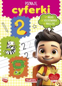 Okładka książki Poznaję cyferki z naklejkami