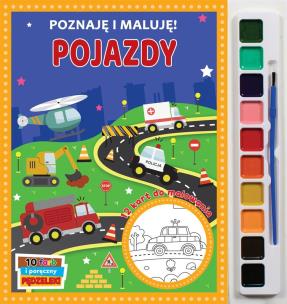 Okładka książki Poznaję i maluję. Pojazdy