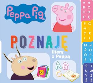 Okładka książki Poznaję litery z Peppą. Świnka Peppa. Poznaję...