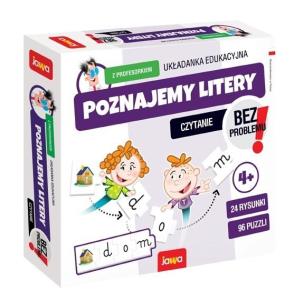 Poznajemy litery z Profesorkiem JAWA. Wydawca: Jawa. Multiszop.pl Opakowanie Poznajemy litery z Profesorkiem JAWA