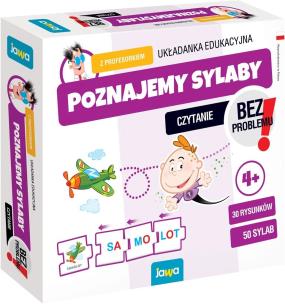 Poznajemy sylaby z Profesorkiem JAWA. Wydawca: Jawa. Multiszop.pl Opakowanie Poznajemy sylaby z Profesorkiem JAWA