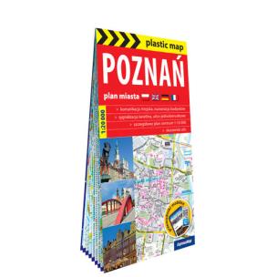 Okładka książki Poznań foliowany plan miasta 1:20 000