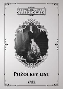 Okładka książki Pożółkły list