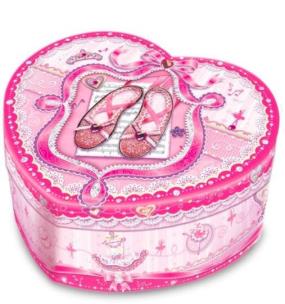 Opakowanie Pozytywka serce Baletnica