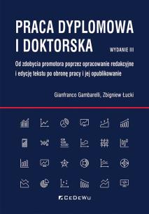 Okładka książki Praca dyplomowa i doktorska w.3