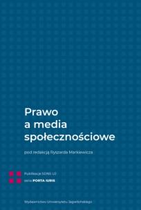 Prawo a media społecznościowe. Autor: Opracowanie zbiorowe. Multiszop.pl Okładka książki Prawo a media społecznościowe