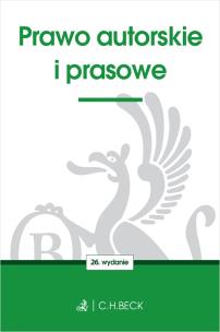 Okładka książki Prawo autorskie i prasowe w.26