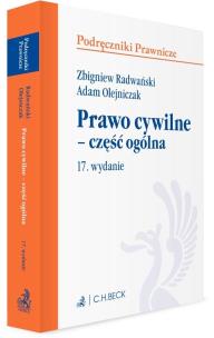 Okładka książki Prawo cywilne - część ogólna z testami online w.17