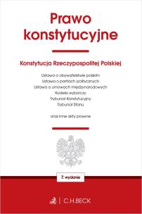 Prawo konstytucyjne oraz ustawy towarzyszące. Autor: Opracowanie zbiorowe. Multiszop.pl Okładka książki Prawo konstytucyjne oraz ustawy towarzyszące
