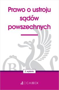 Okładka książki Prawo o ustroju sądów powszechnych w.2