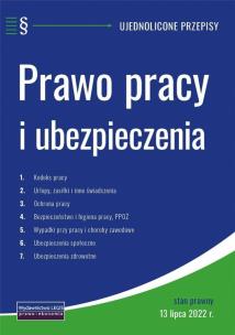 Okładka książki Prawo pracy i ubezpieczenia ujednolicone przepisy